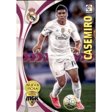 Casemiro Fichas Bis Real Madrid 338 Bis Megacracks 2015-16