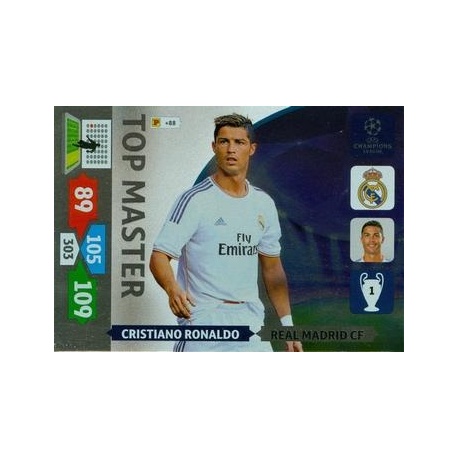 Buy Cards Cristiano Ronaldo Top Master Adrenalyn XL Uefa Champions ...