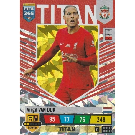 Virgil van Dijk Titan Liverpool 97