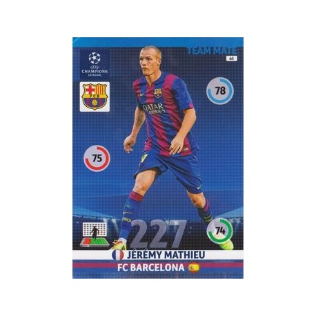 Jérémy Mathieu Barcelona 65