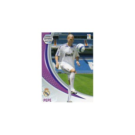 Pepe Nuevas Fichas Bis Real Madrid 168 Megacracks 2007-08