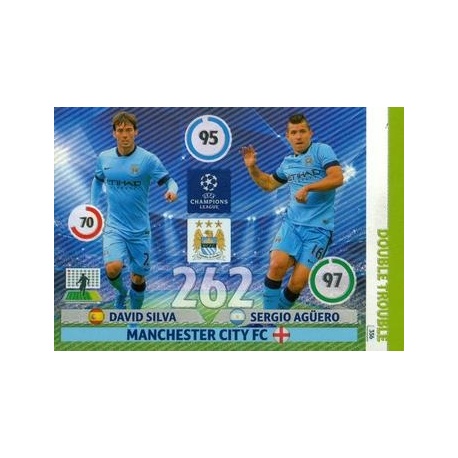 Buy Cards David Silva / Sergio Agüero Manchester City Panini 