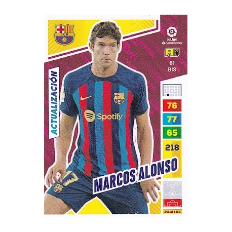 Marcos Alonso Actualización Barcelona 61 Bis