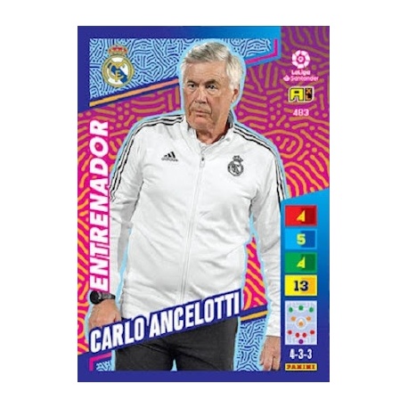 Carlo Ancelotti Entrenador Real Madrid 483