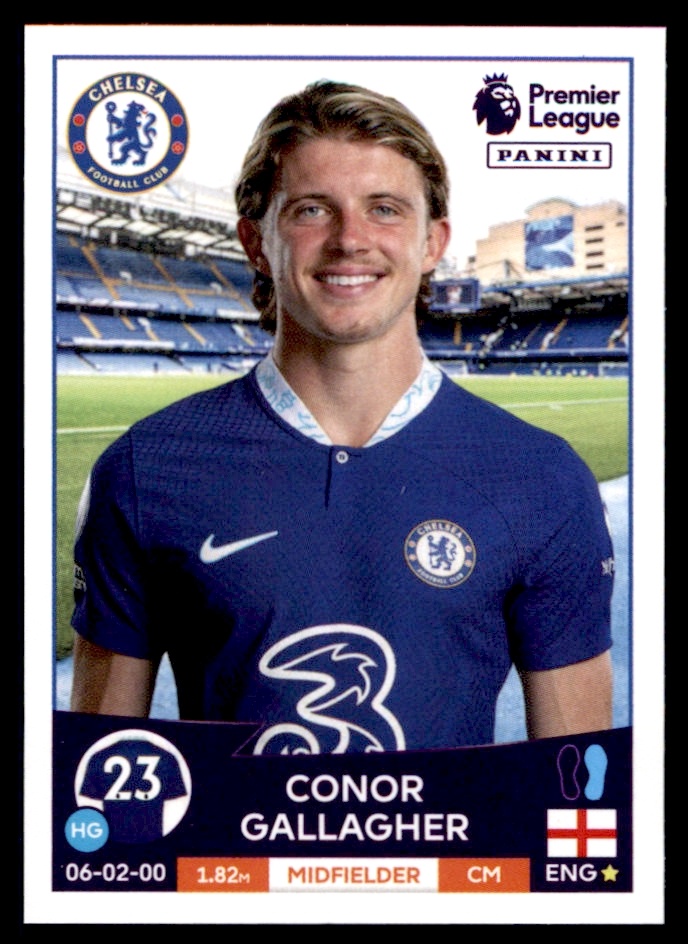 Sale Sticker of Conor Gallagher Chelsea Premier League Stickers 2023