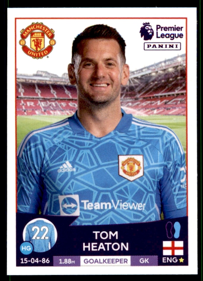 Sale Sticker of Tom Heaton Manchester United Panini Premier League 
