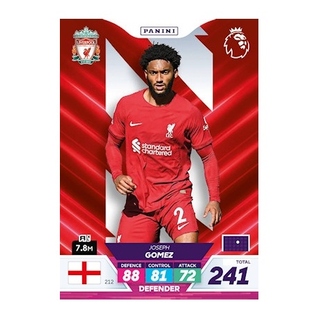 Joe Gomez Liverpool 212