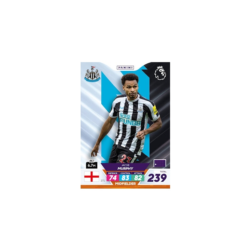 Comprar Cromo Jacob Murphy Newcastle United Panini Adrenalyn XL Premier ...