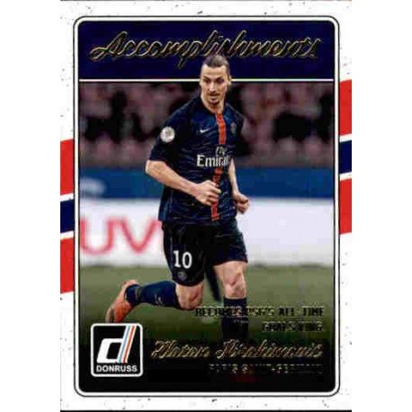 Zlatan Ibrahimovic Accomplishments 16 Donruss Soccer 2016-17