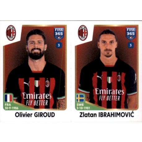 Olivier Giroud - Zlatan Ibrahimović AC Milan 336