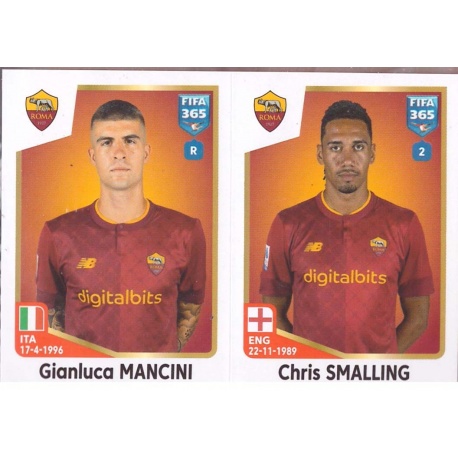 Sale Sticker of Gianluca Mancini - Chris Smalling AS Roma Panini Fifa 365  Stickers 2023