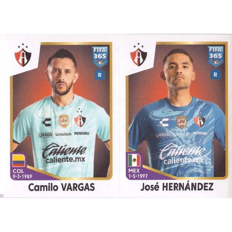 Offer Online Camilo Vargas - José Hernández Atlas FC Panini Fifa 365 ...