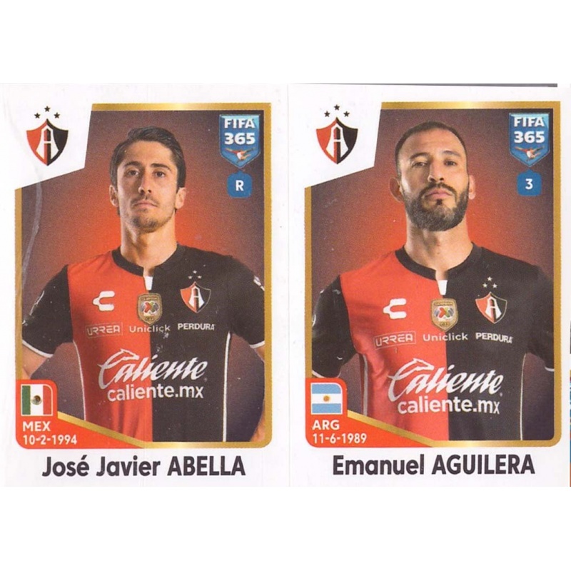 Offer Sticker José Javier Abella - Emanuel Aguilera Atlas FC Panini ...