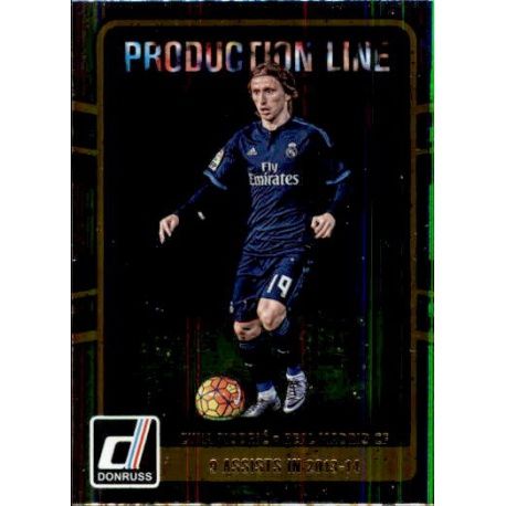 Luka Modric Production Line 29 Donruss Soccer 2016-17