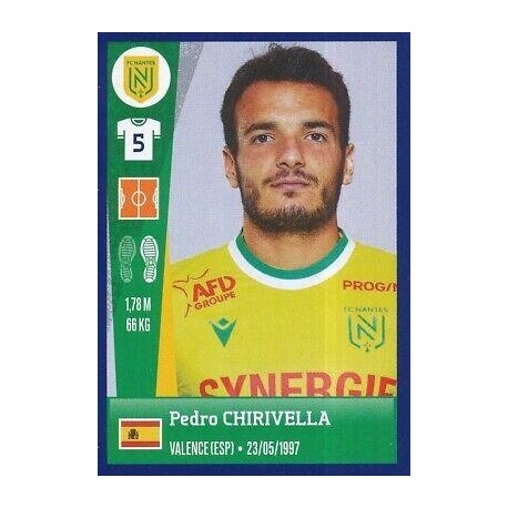 Buy Soccer Stickers Pedro Chirivella FC Nantes Panini Foot 2023