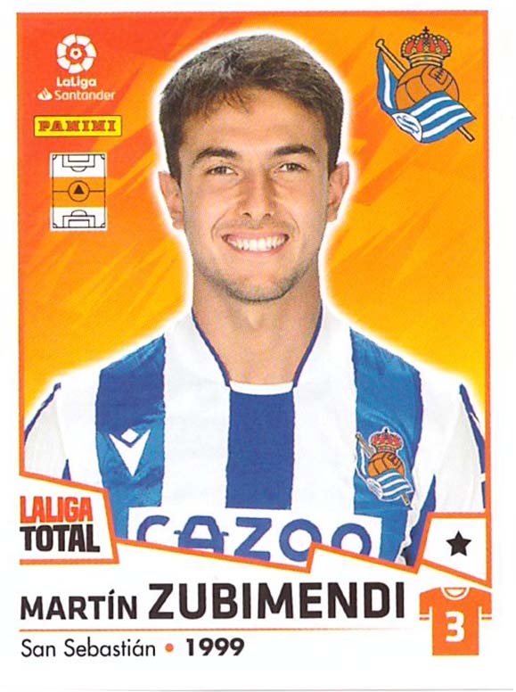 Buy Sticker Martin Zubimendi Real Sociedad Panini La Liga Total 2022-23