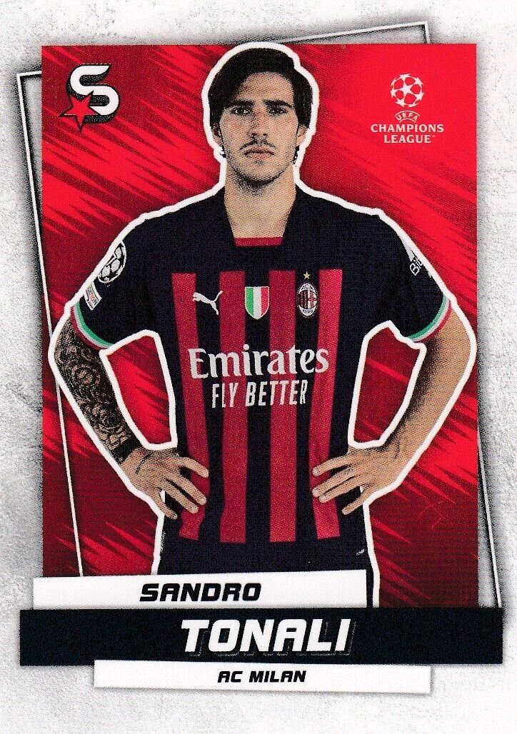 Trading Cards Sandro Tonali AC Milan Topps Superstars 2023