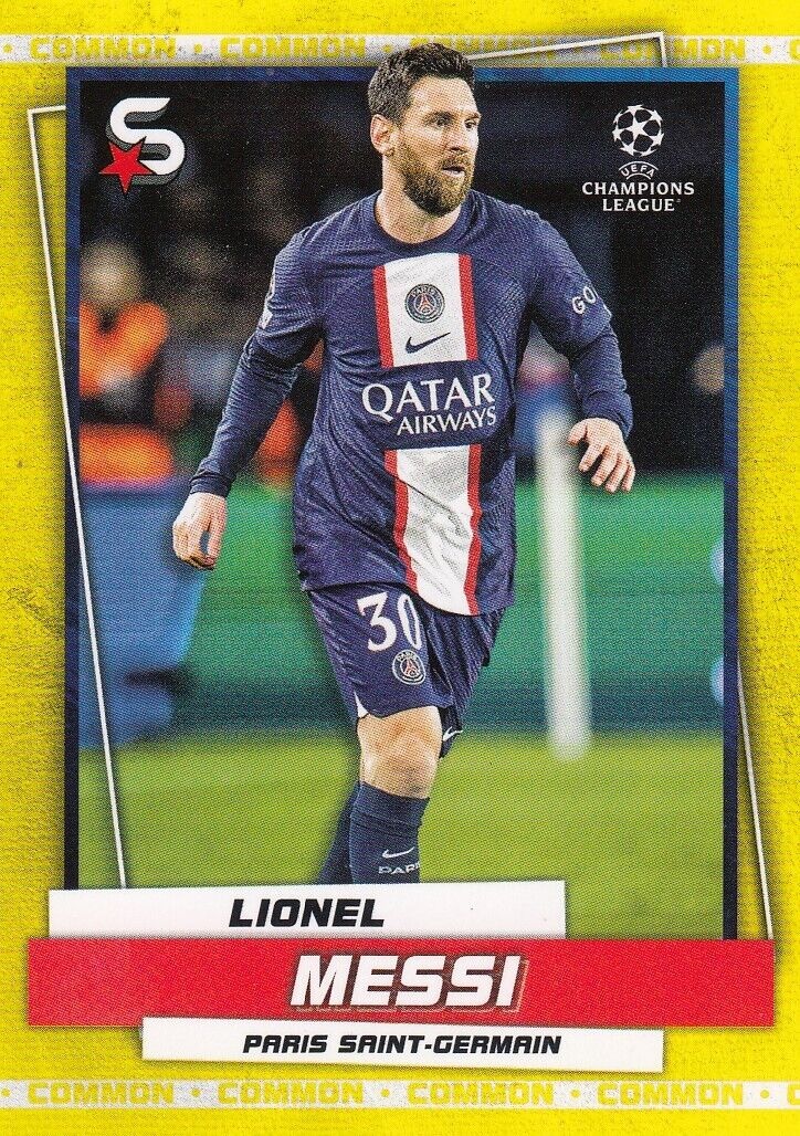 Buy Cards Lionel Messi Photo Variation PSG Topps Superstars 2023