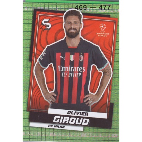 Olivier Giroud 163/199 Super Rare AC Milan 75