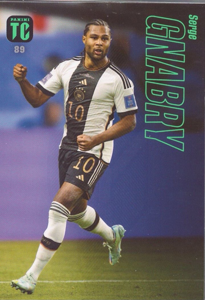 Trading Cards Serge Gnabry Germany Top Class 2023 Panini