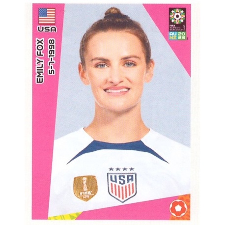 Sale Sticker Of Emily Fox Usa Panini Women's World Cup 2023 Stickers