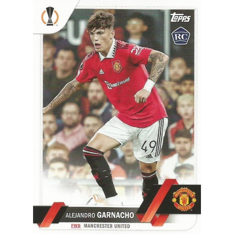 Buy Soccer Cards Alejandro Garnacho Rookie 2022-23 Topps Uefa Club