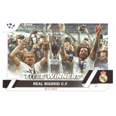 Real Madrid Title Winners UEFA Champions League 125