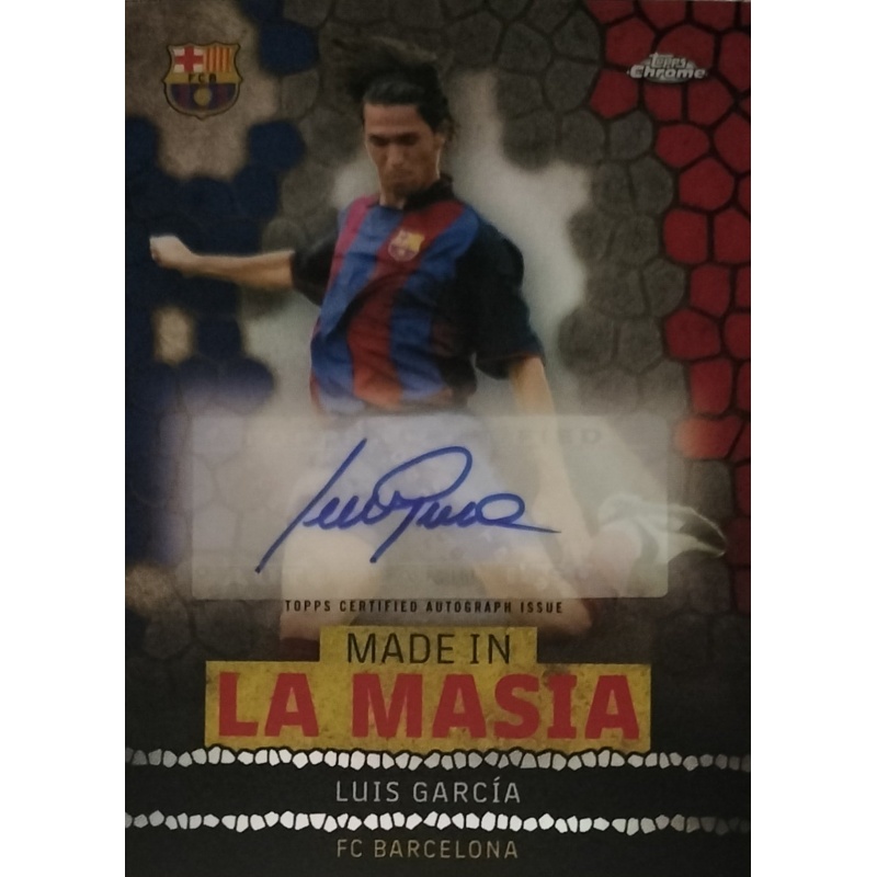 ルイス ガルシア Topps Chrome Barcelona Auto - その他