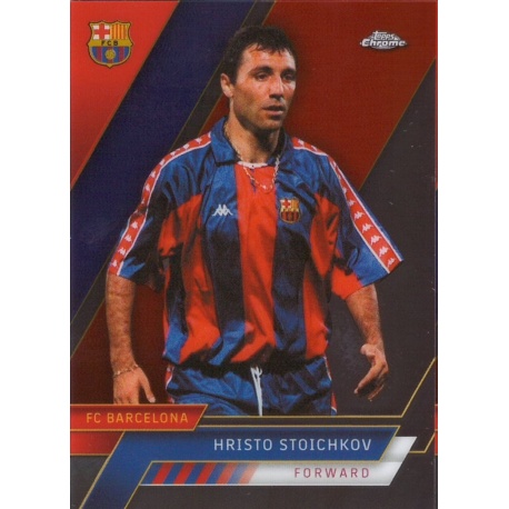 Offer Soccer Cards Hristo Stoichkov Topps Chrome FC Barcelona Mes 