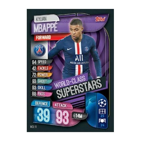 Kylian Mbappé World-Class Superstars PSG WCU11