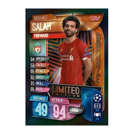 Mohamed Salah Bronze Limited Edition Liverpool LE1B