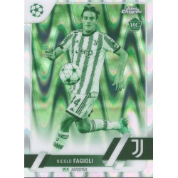 Nicolò Fagioli Rookie 191/225 Green Vision Ray Wave Juventus 53