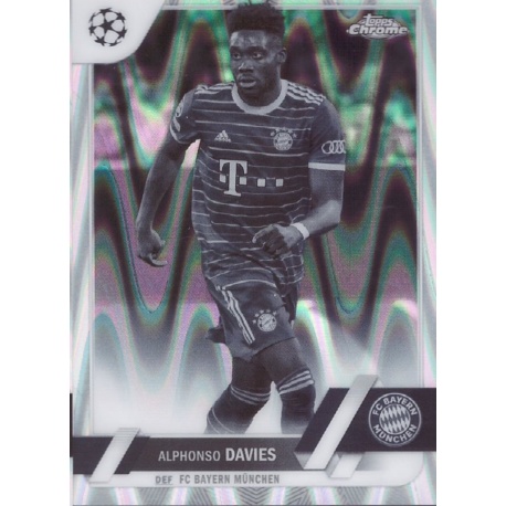 Alphonso Davies Black and White Ray Wave Bayern München 162