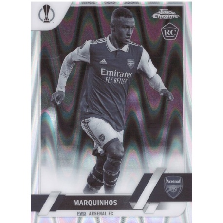 Marquinhos Rookie Black and White Ray Wave Arsenal 188