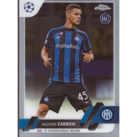 Valentín Carboni Rookie Inter Milan 6