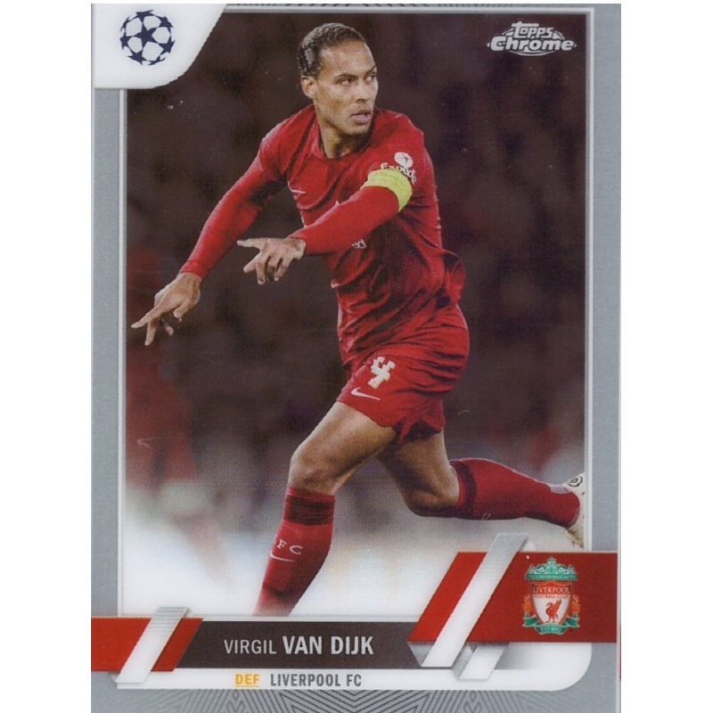 Buy Cards Virgil van Dijk Liverpool 2022-23 Topps Uefa Club 