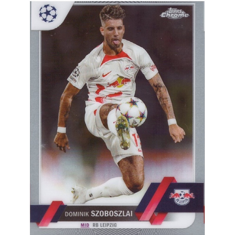 Offer Soccer Cards Dominik Szoboszlai RB Leipzig Topps Chrome Uefa 