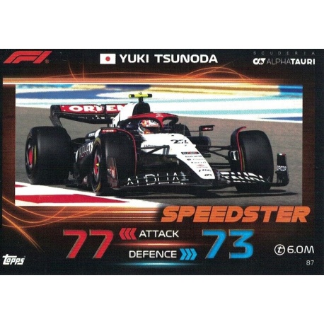 Yuki Tsunoda - F1 Speedster 87