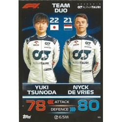 Yuki Tsunoda - Nyck de Vries - F1 Team Duo 90