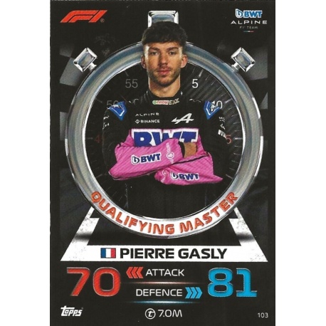 Pierre Gasly Qualifying Master 103