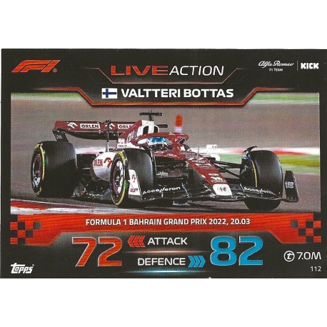 Valtteri Bottas F1 Live Action 2022 112