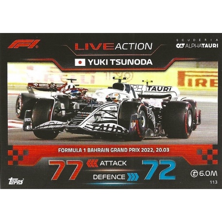 Yuki Tsunoda F1 Live Action 2022 113