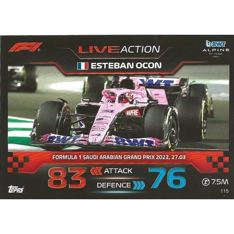 Esteban Ocon F1 Live Action 2022 115