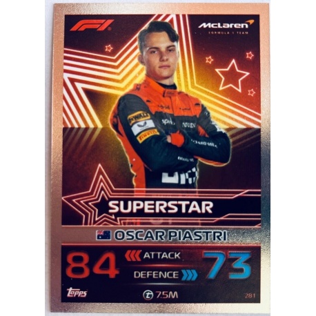 Oscar Piastri F1 Superstars 281