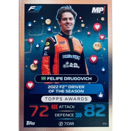 Felipe Drugovich Topps Awards 306