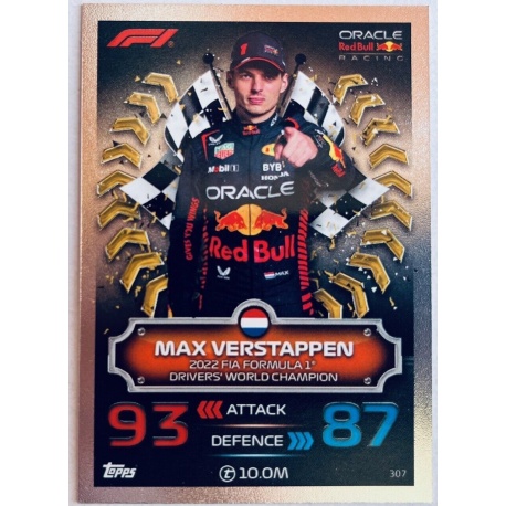 Max Verstappen Champion Cards 307