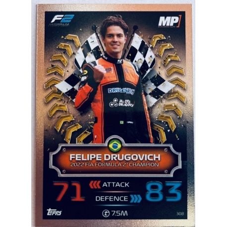 Felipe Drugovich Champion Cards 308