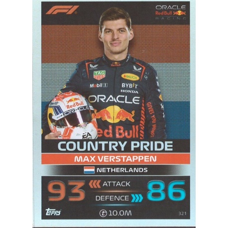 Max Verstappen F1 Country Pride 321