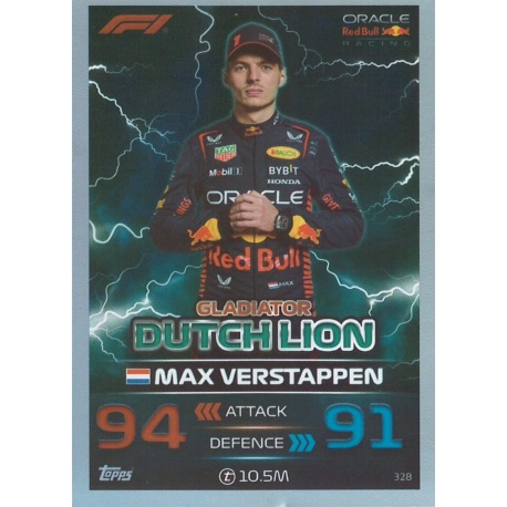 Max Verstappen Dutch Lion F1 Gladiators 328