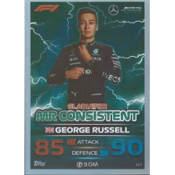 George Russell Mr Consistent F1 Gladiators 331